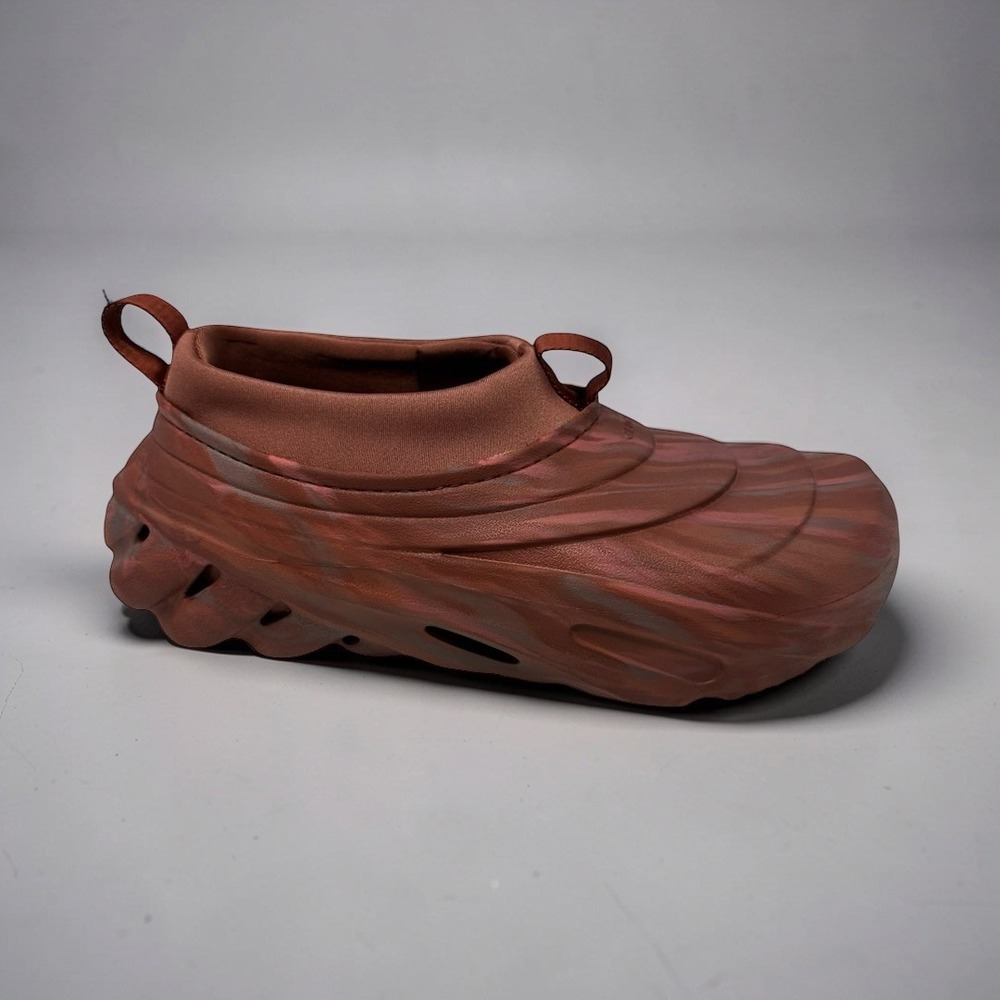 Crocs Echo Storm Marble Slip On Clog Sneaker Rust Men's Size 13 NIB 210759-862